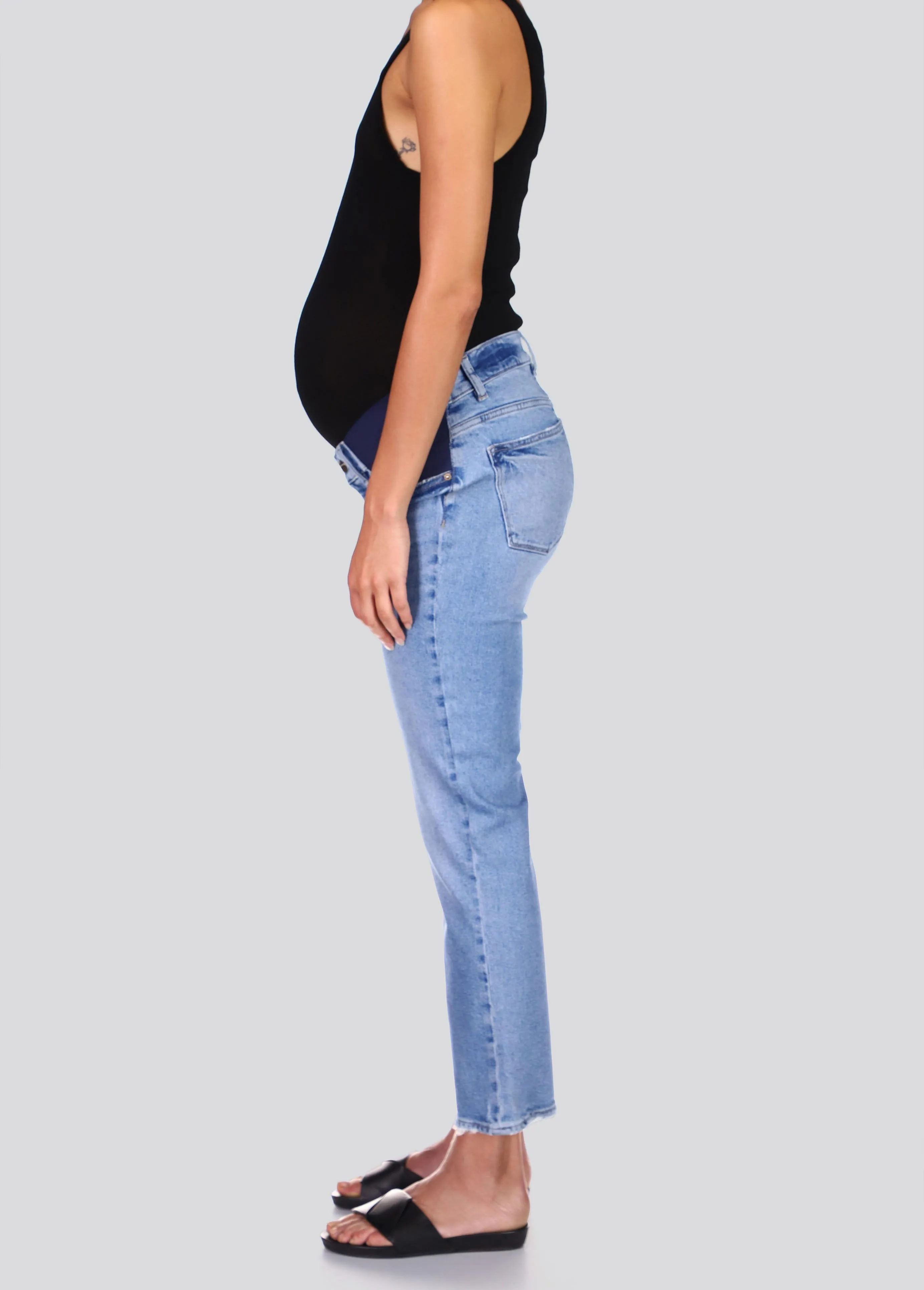 DL1961 Patti Straight Leg Maternity Jeans