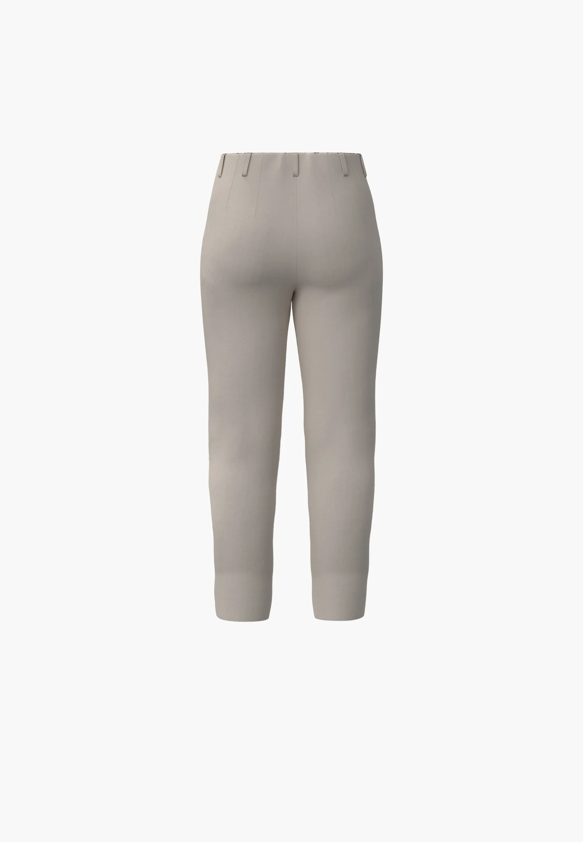 Elizabeth Slim Crop - Grey Sand