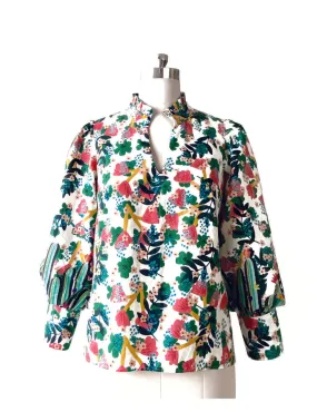 Emily Lovelock Bell Sleeve Blouse