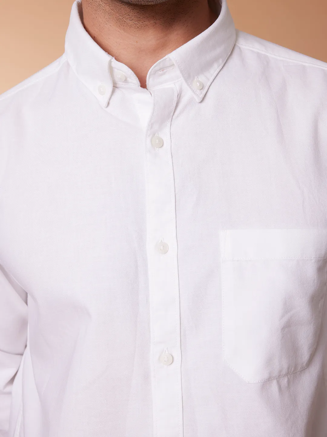 Essential Oxford Button Down White Shirt - Replay ( Pack of 2)