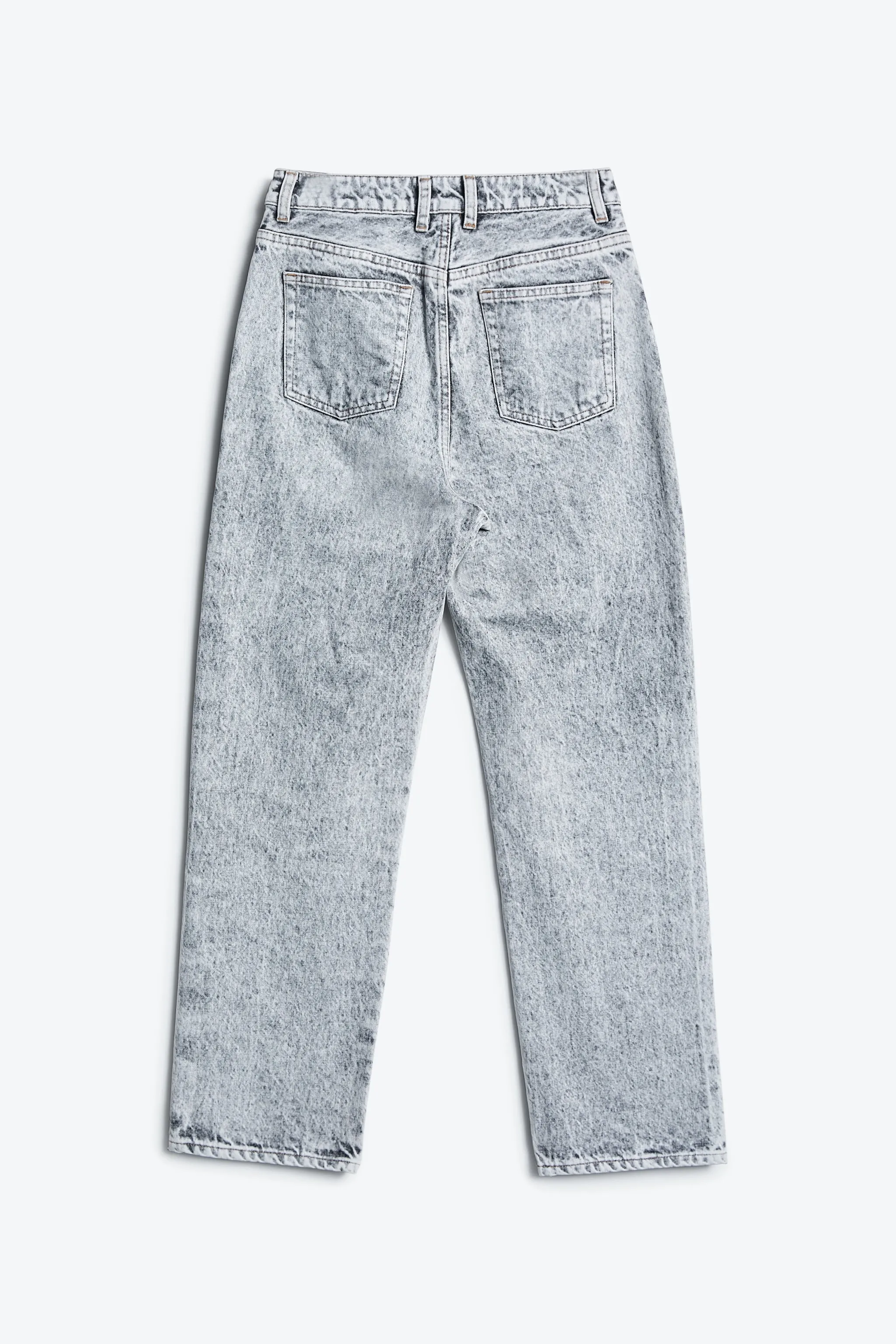 Optimized Title: Ecru Acid Wash Evade Straight Leg Jeans for a Stylish, Casual Look