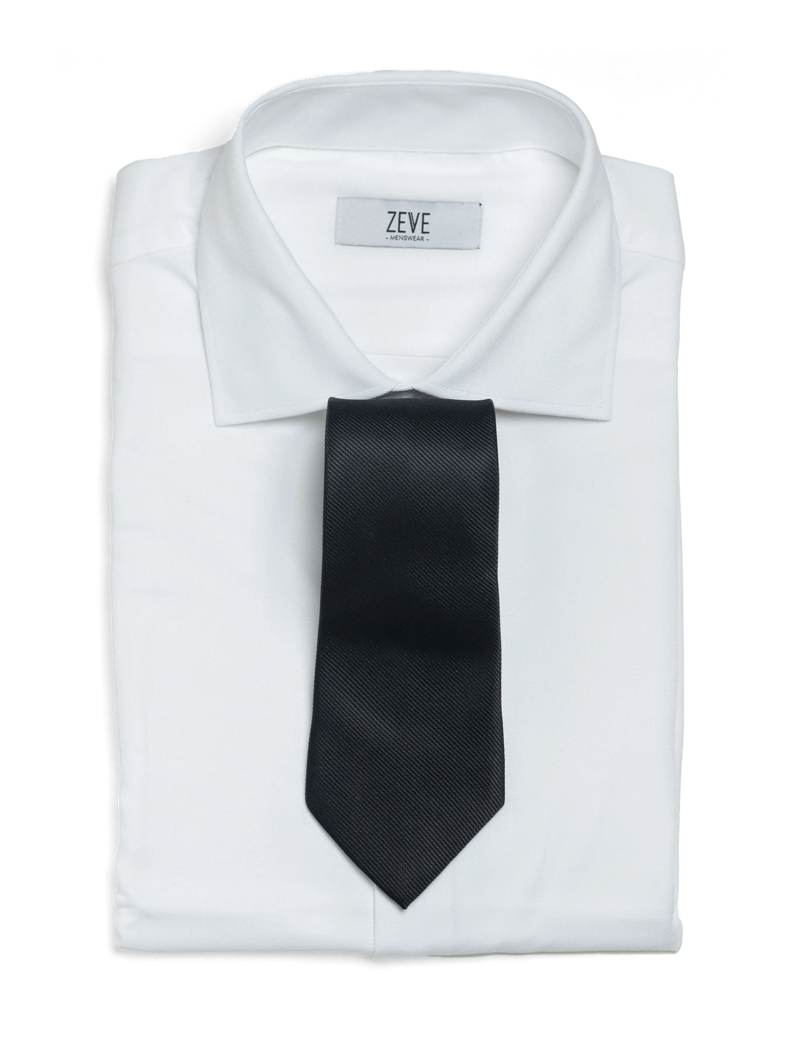 Grosgrain Solid Tie - Black