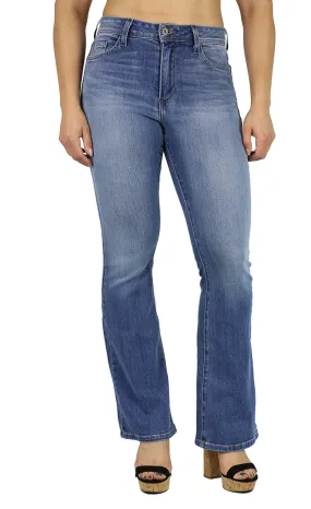 Hazel Petite Flare Medium Wash