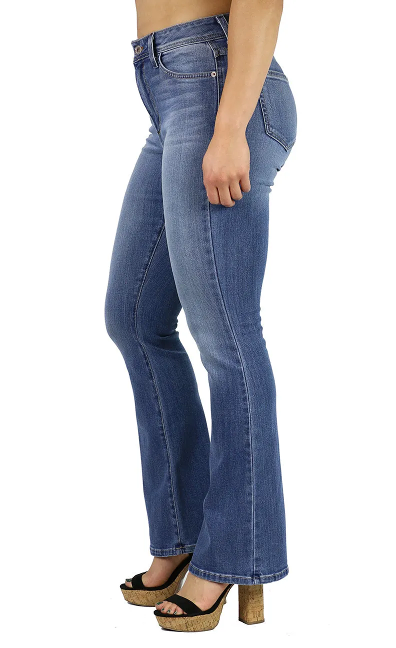 Hazel Petite Flare Medium Wash