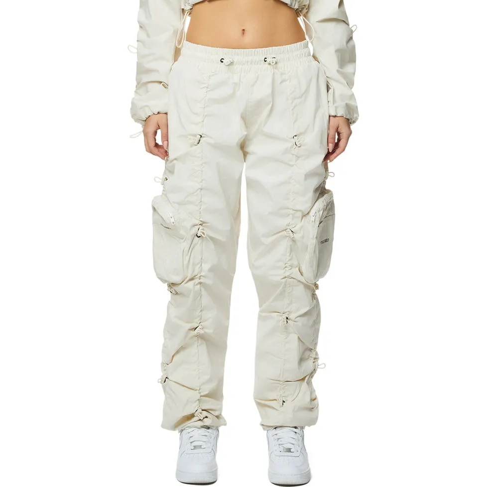 High Rise Multi Bungee Joggers - Oatmeal