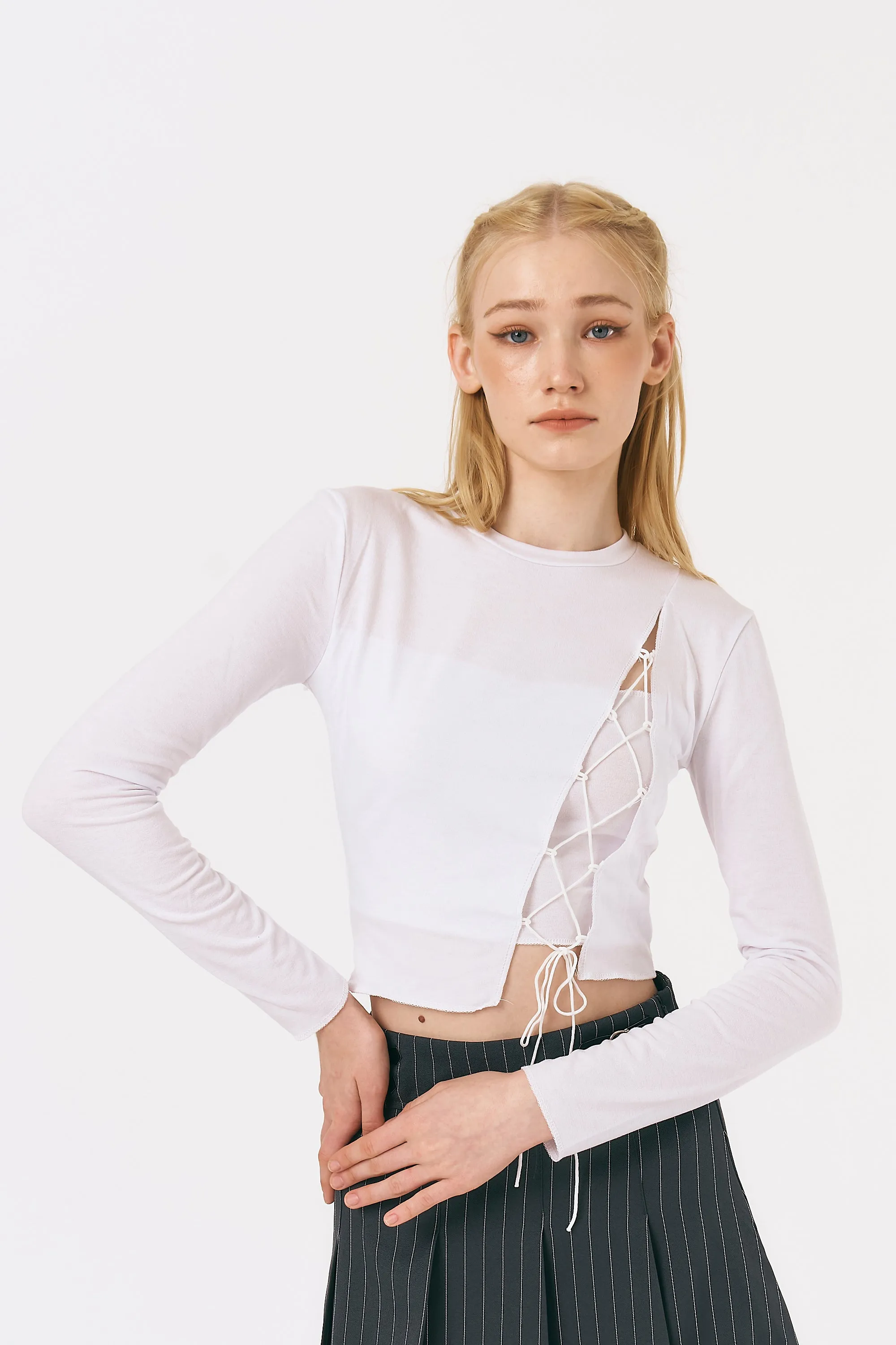 Izzy Lace Up Top