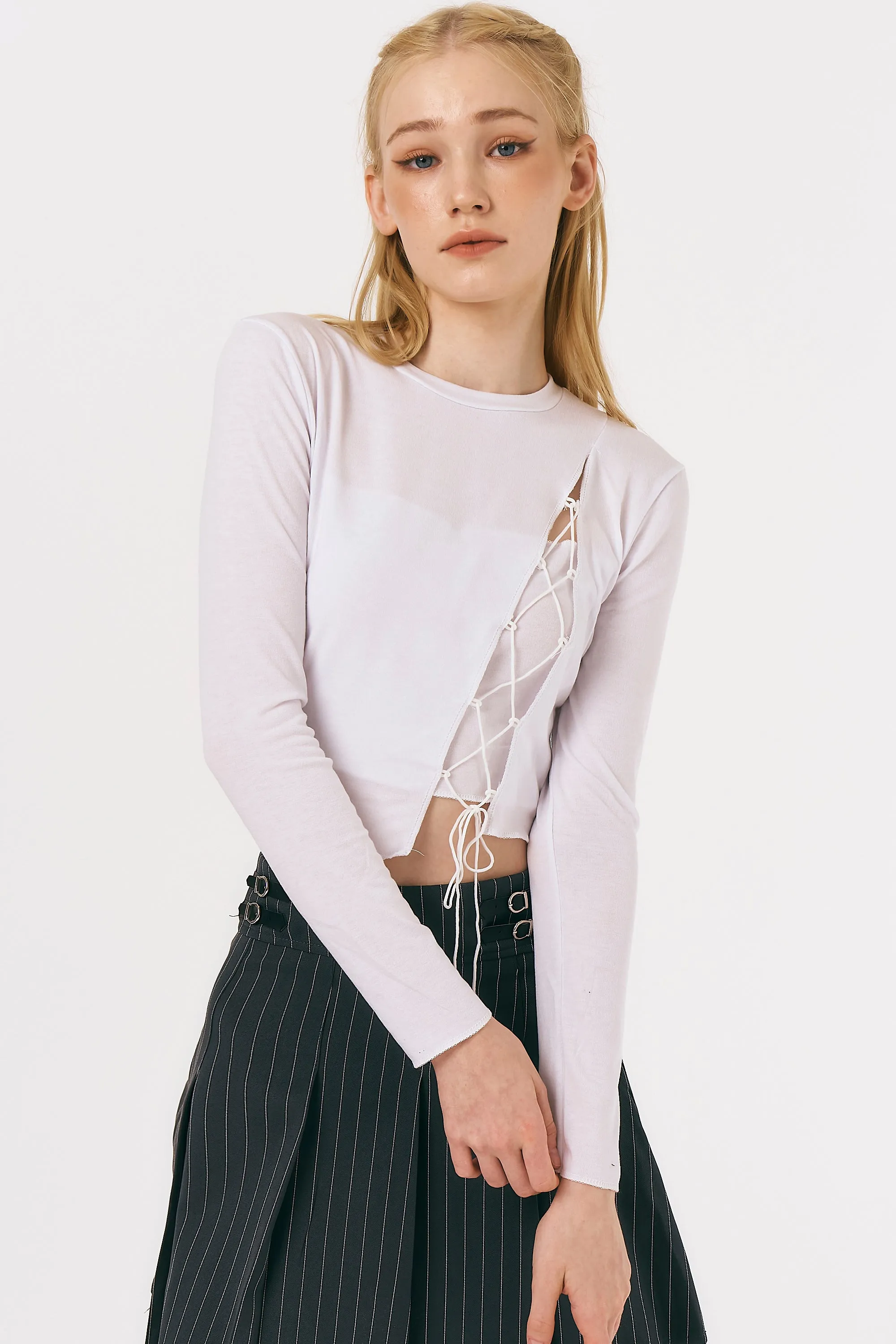 Izzy Lace Up Top