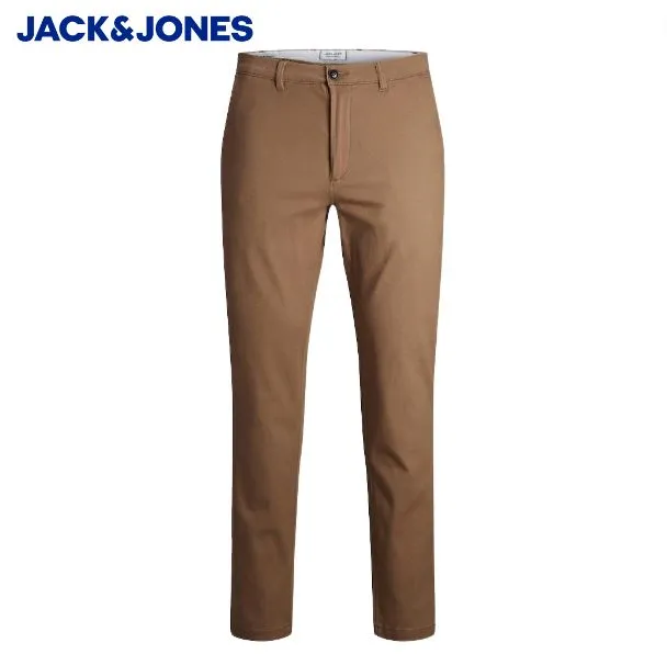 Jack & Jones Dave Stretch Beige Chinos Brown