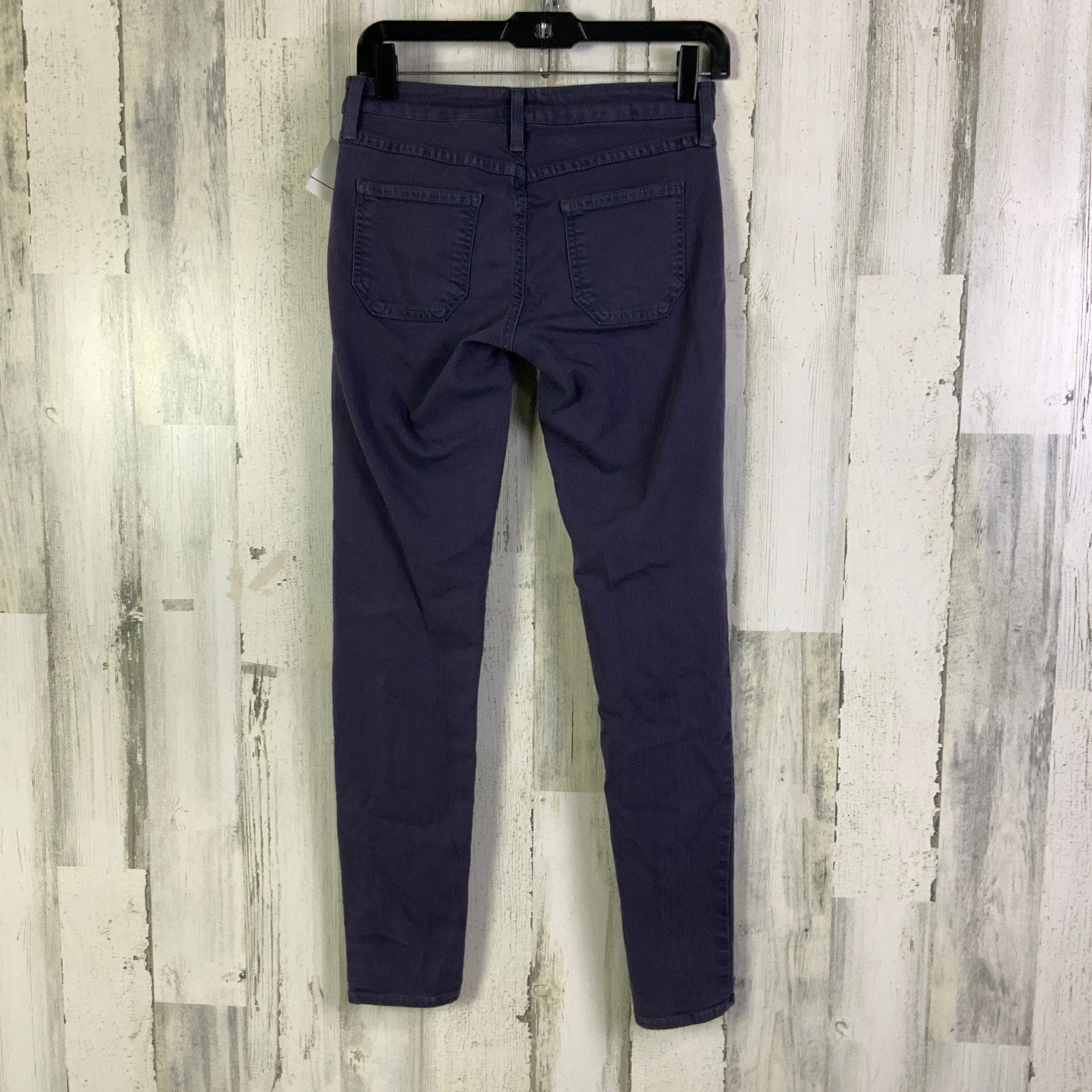 Jeans Skinny By Just Black In Purple Denim, Size: 0