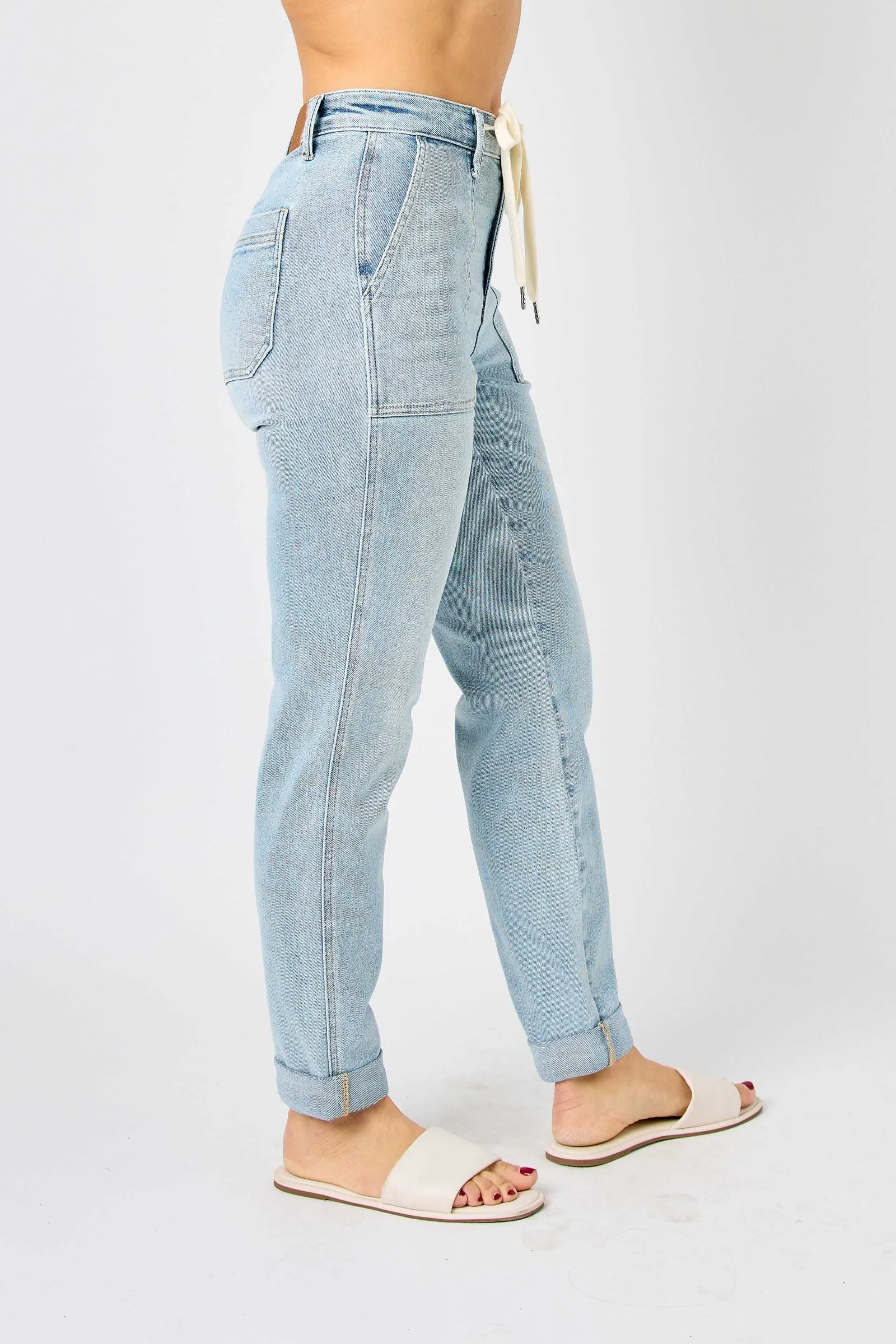 Judy Blue HIGH WAIST VINTAGE DOUBLE CUFF JOGGER