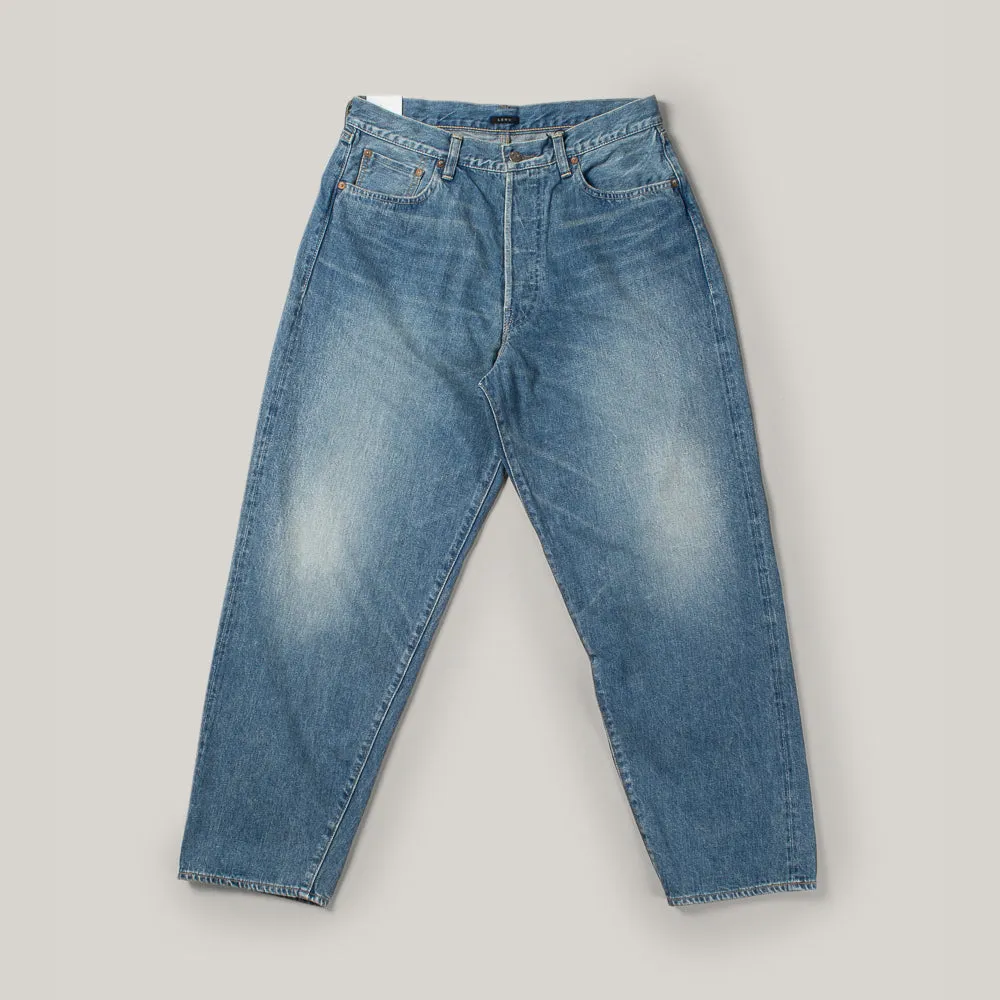 LENO LOOSE TAPERED JEAN - FADE INDIGO