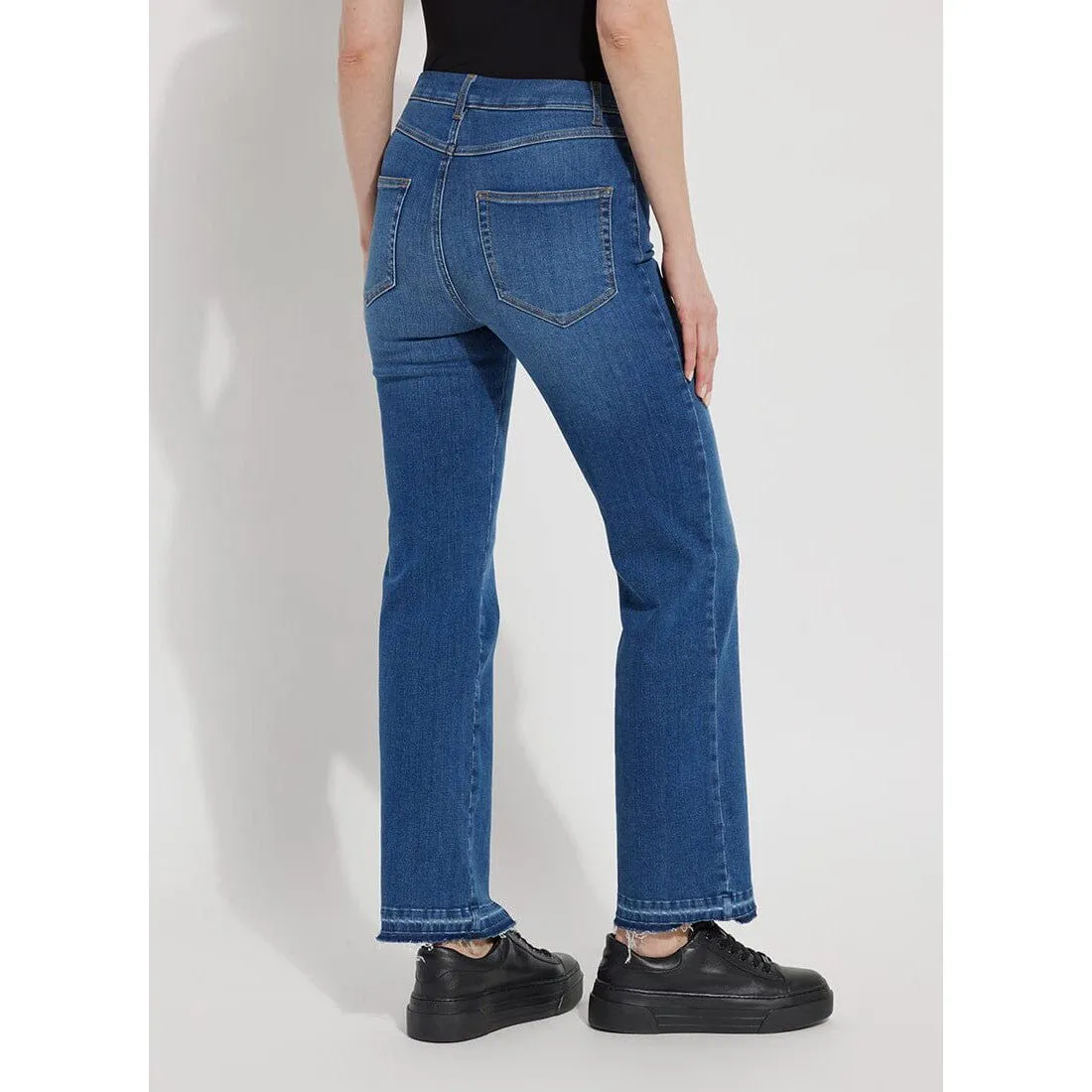 Lysee' Premium Relaxed Straight Denim Midwash