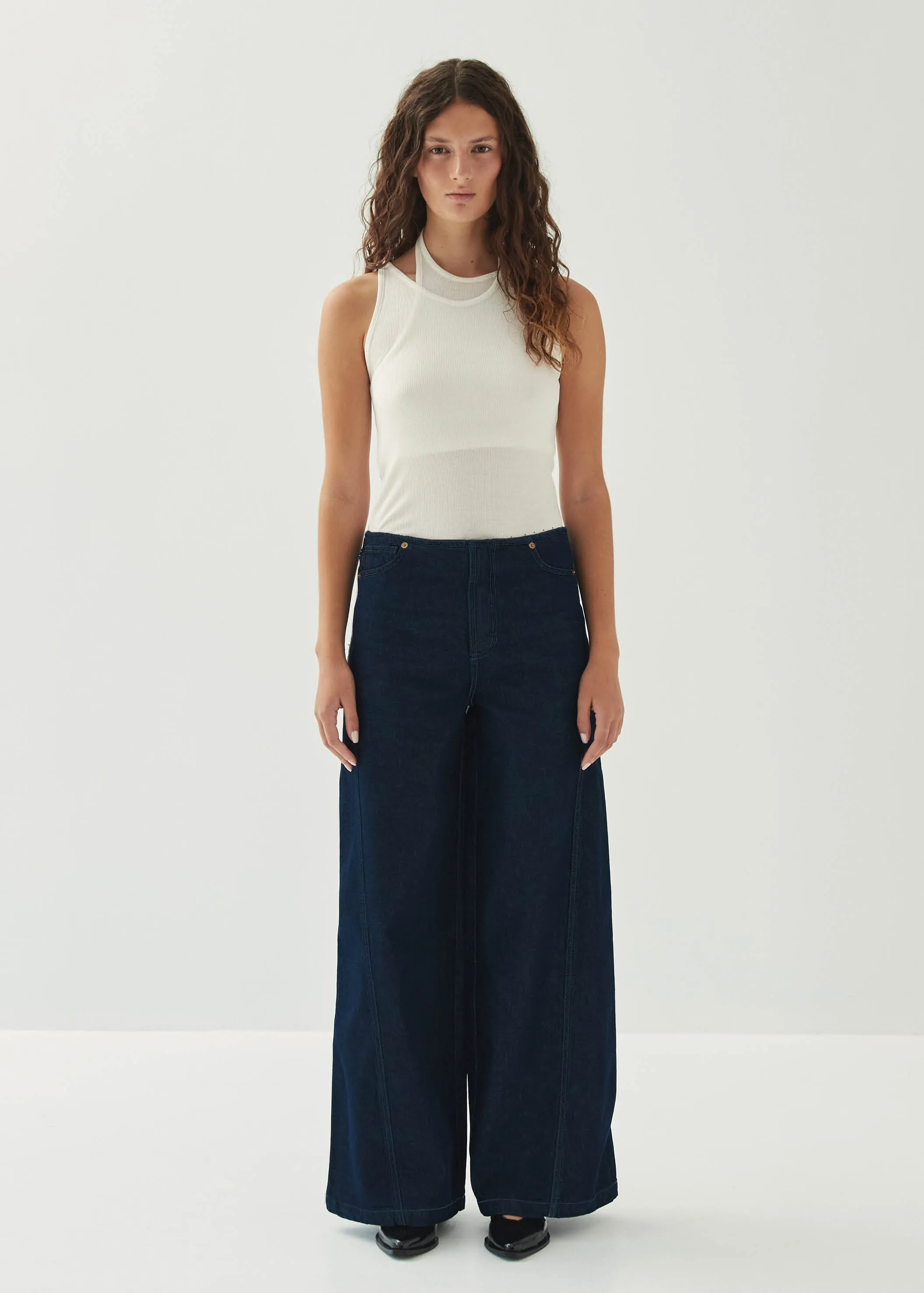 Magda Indigo Denim Trousers