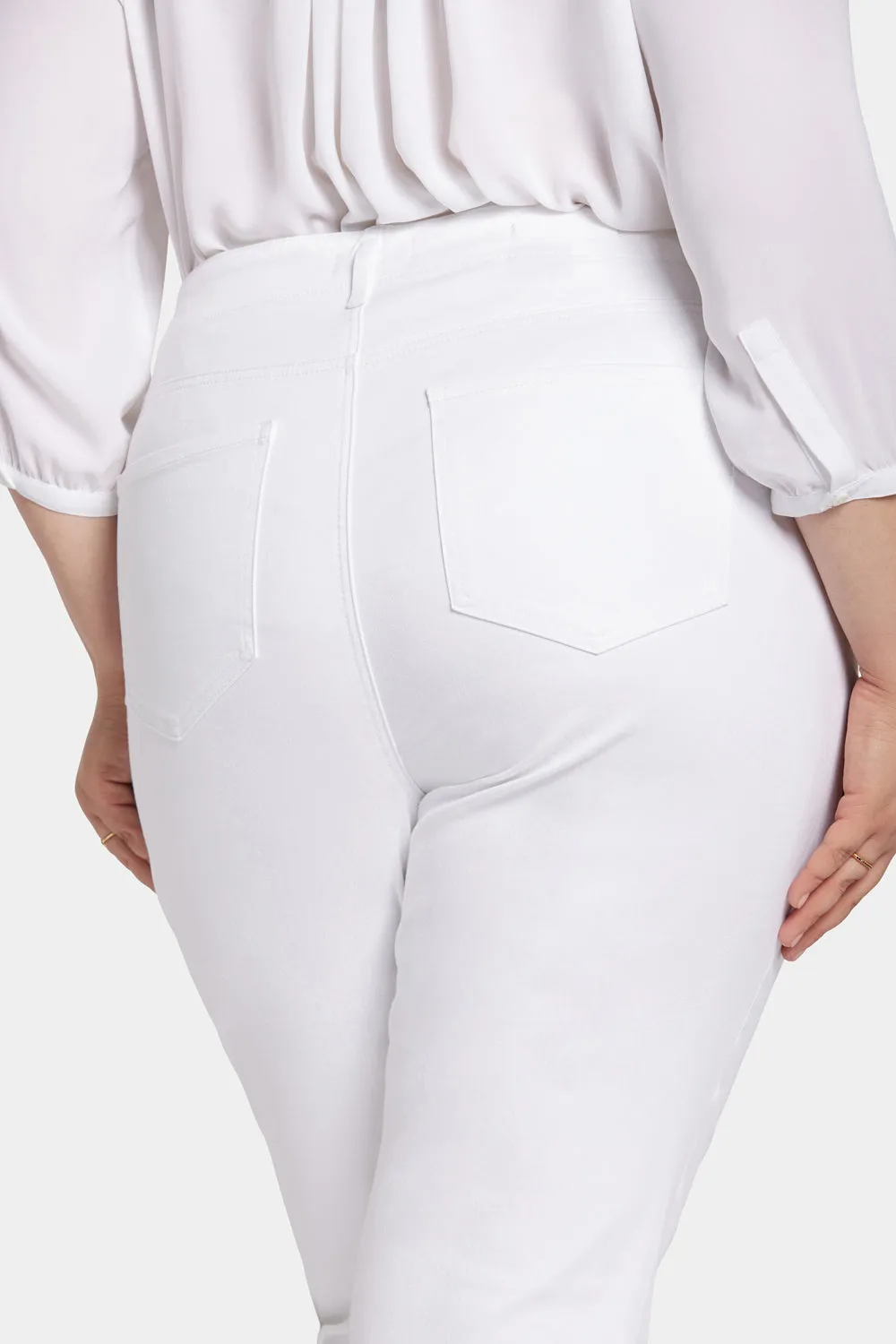 Margot Girlfriend Jeans In Petite Plus Size - Optic White