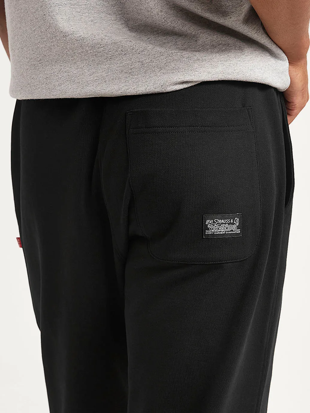 Men's Black Regular Fit Joggers