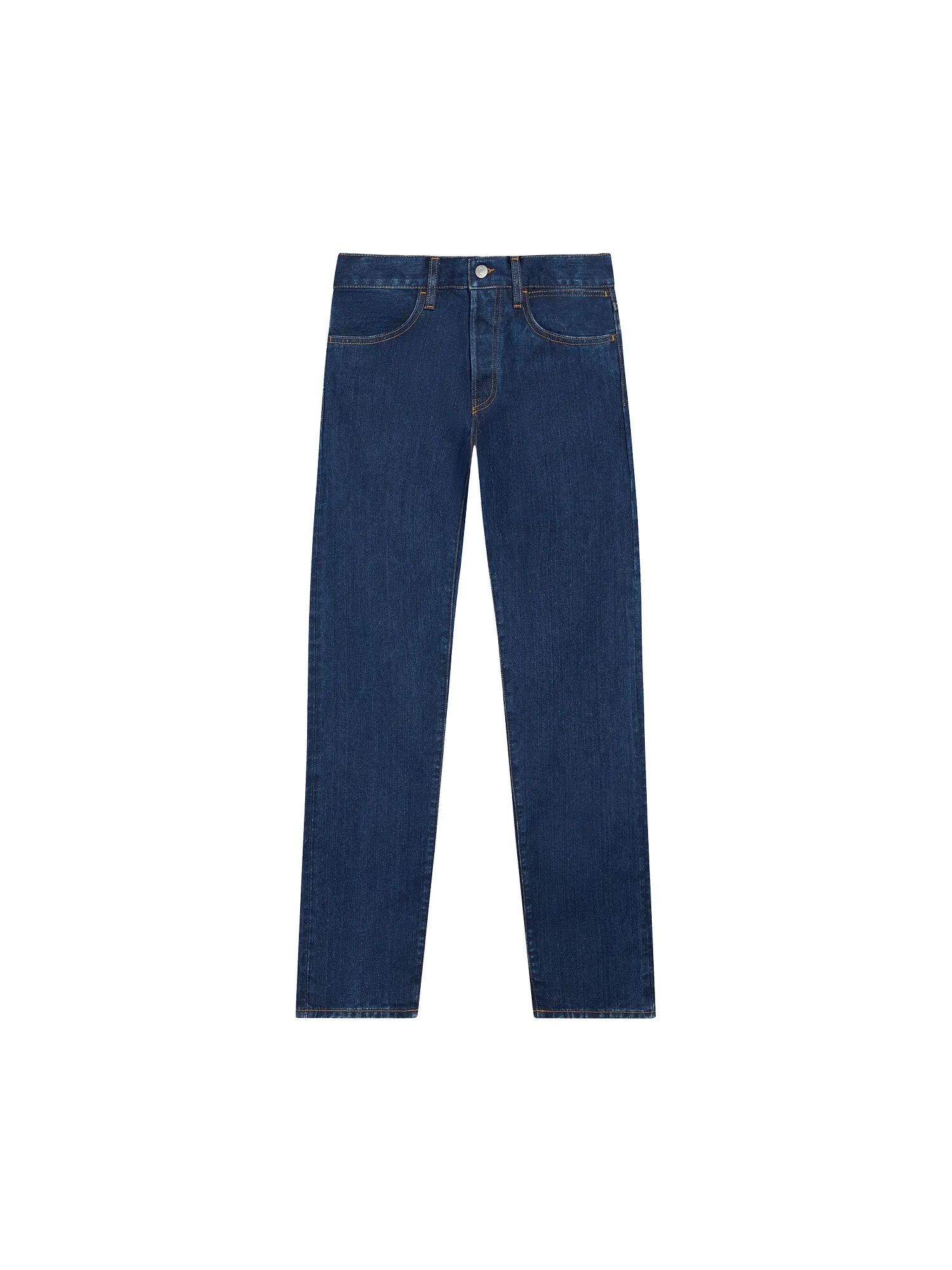 Mens Nettle Denim Straight Leg Jeans—mid wash