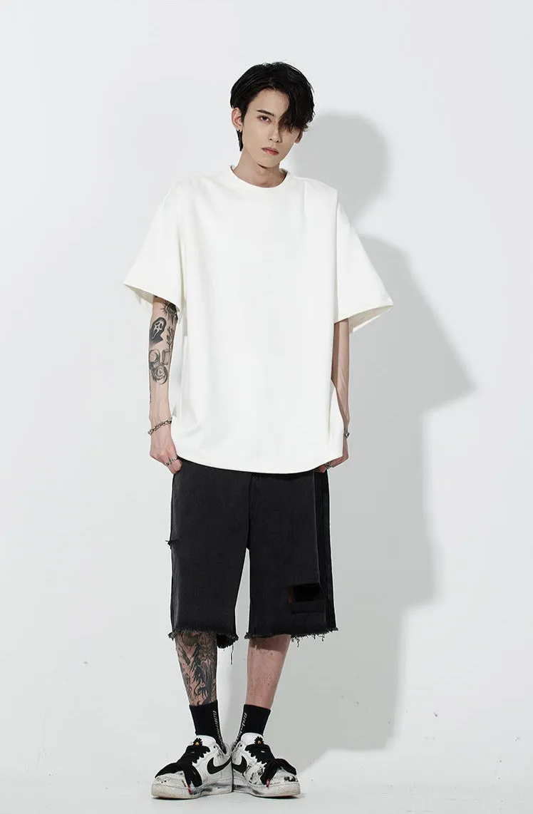 Oversized Suede T-Shirt