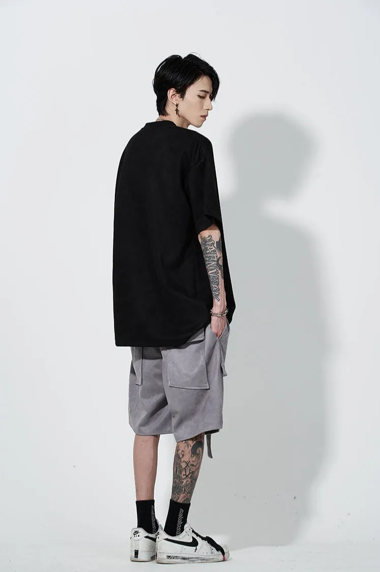 Oversized Suede T-Shirt