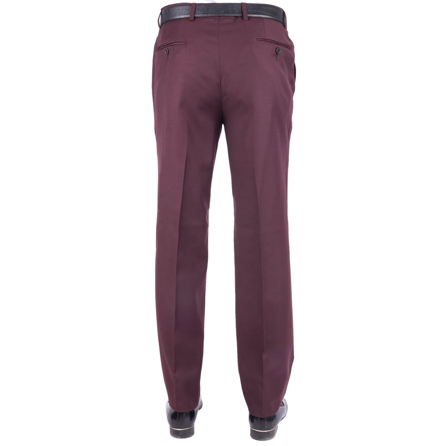 Plain Maroon, Tropicle Exclusive Wool Blend Formal Trouser