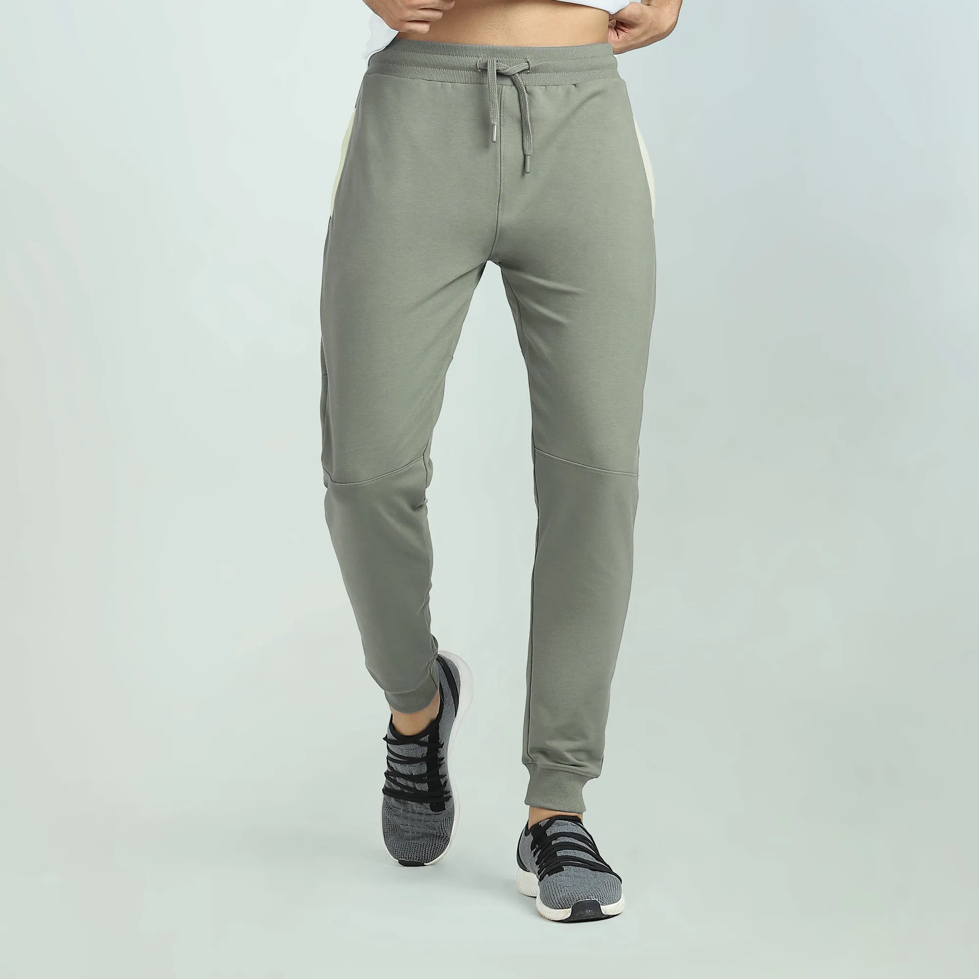 Quest French Terry Cotton-Blend Joggers Butter White