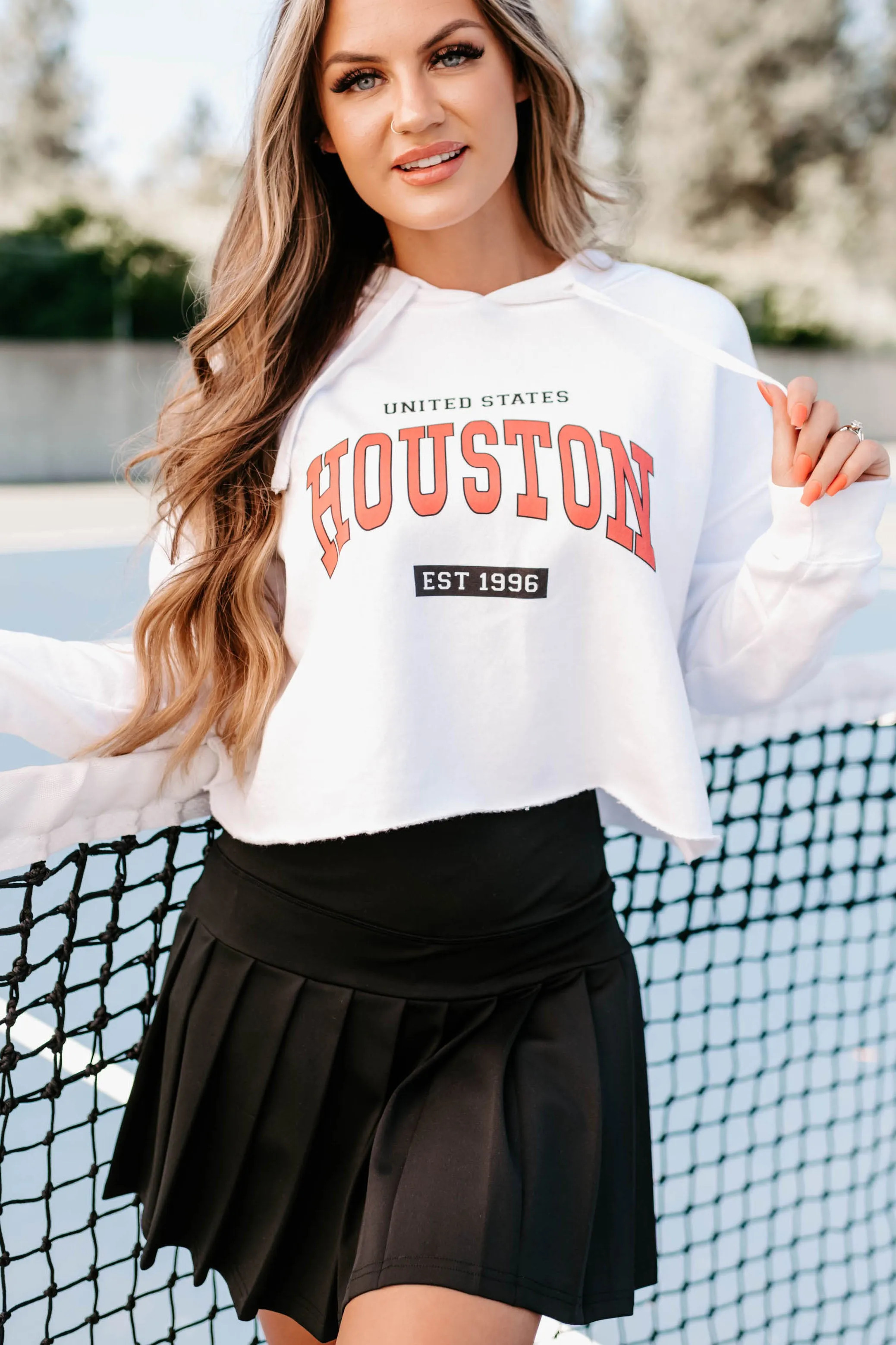 "Houston" Graphic - Multiple Shirt Options (White) - Print On Demand