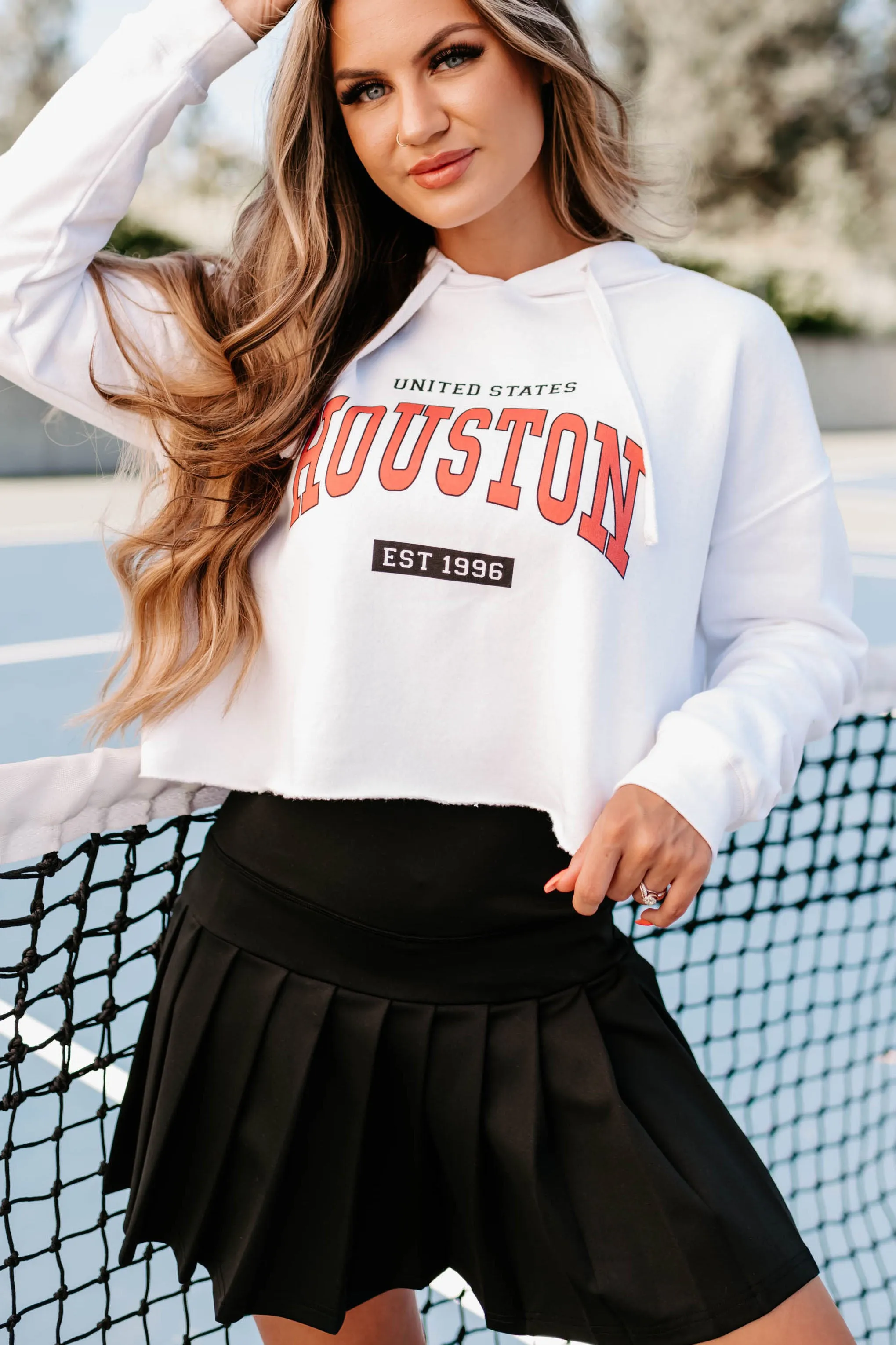 "Houston" Graphic - Multiple Shirt Options (White) - Print On Demand