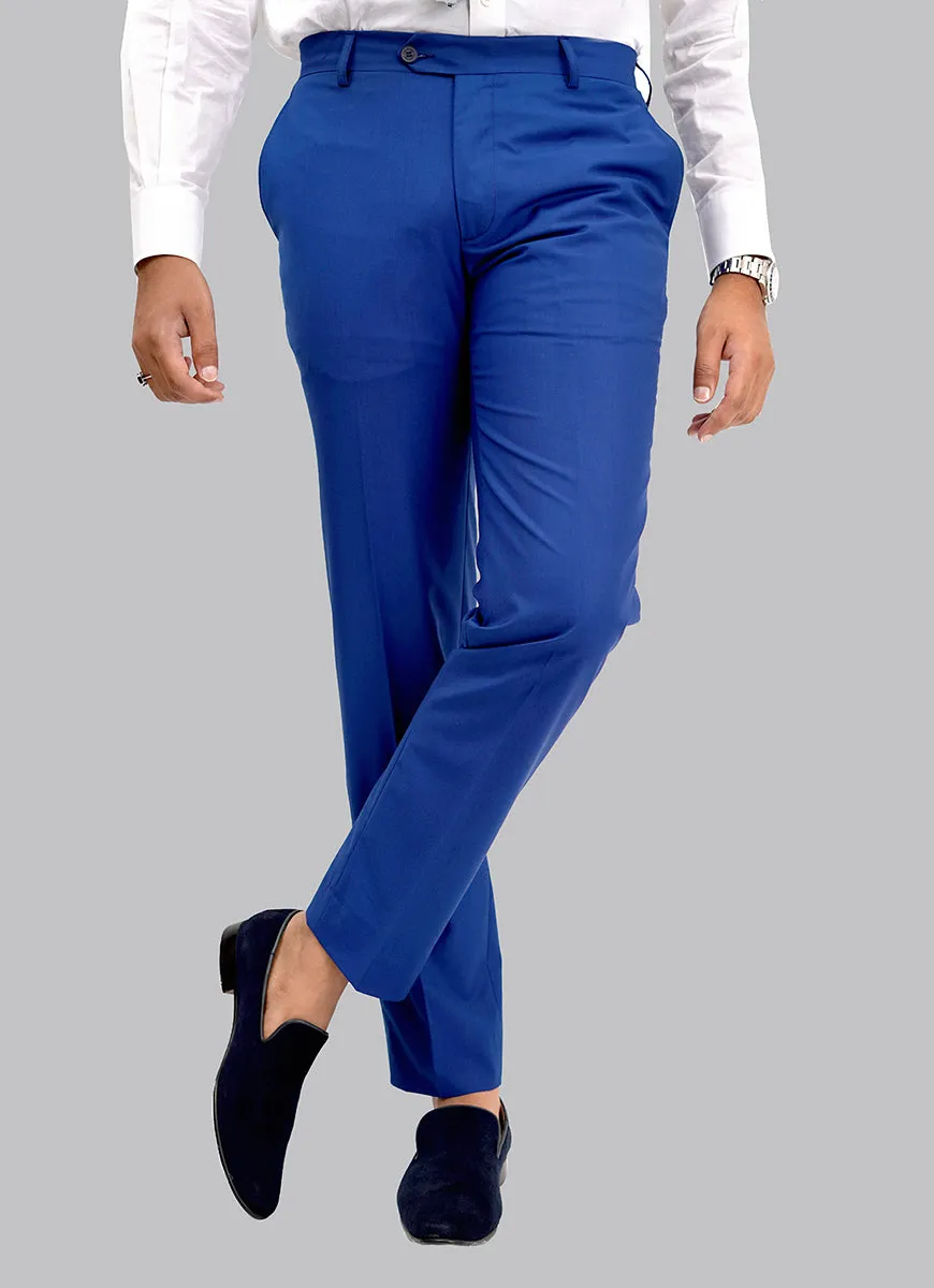 Royal Blue Plain Formal Trouser