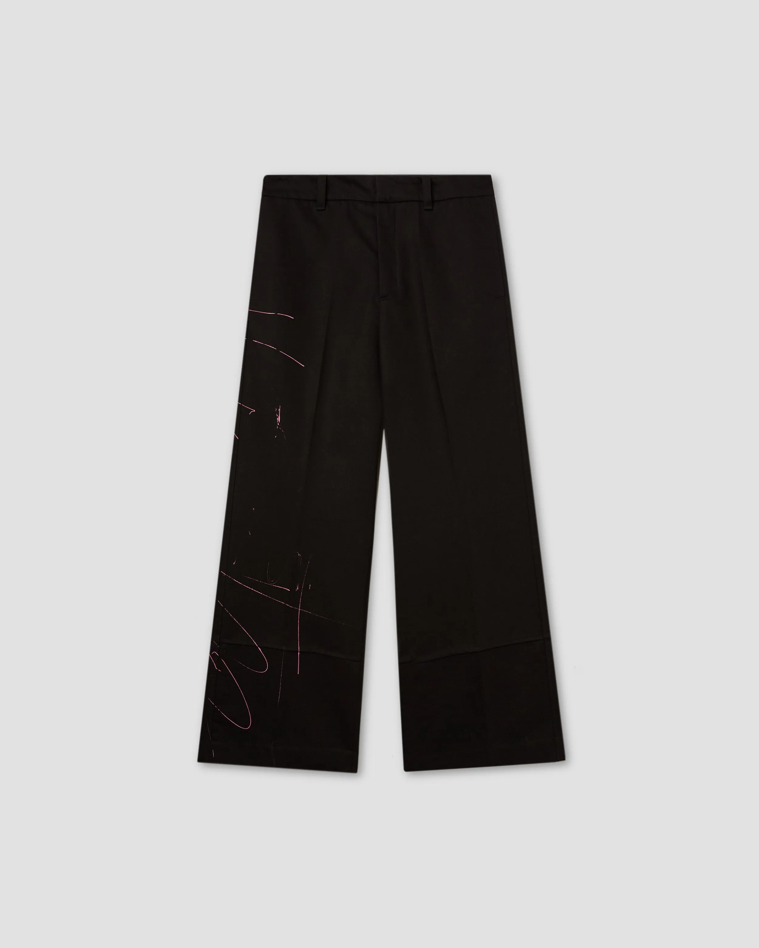 SCULPT TROUSERS, SCRIBBLE