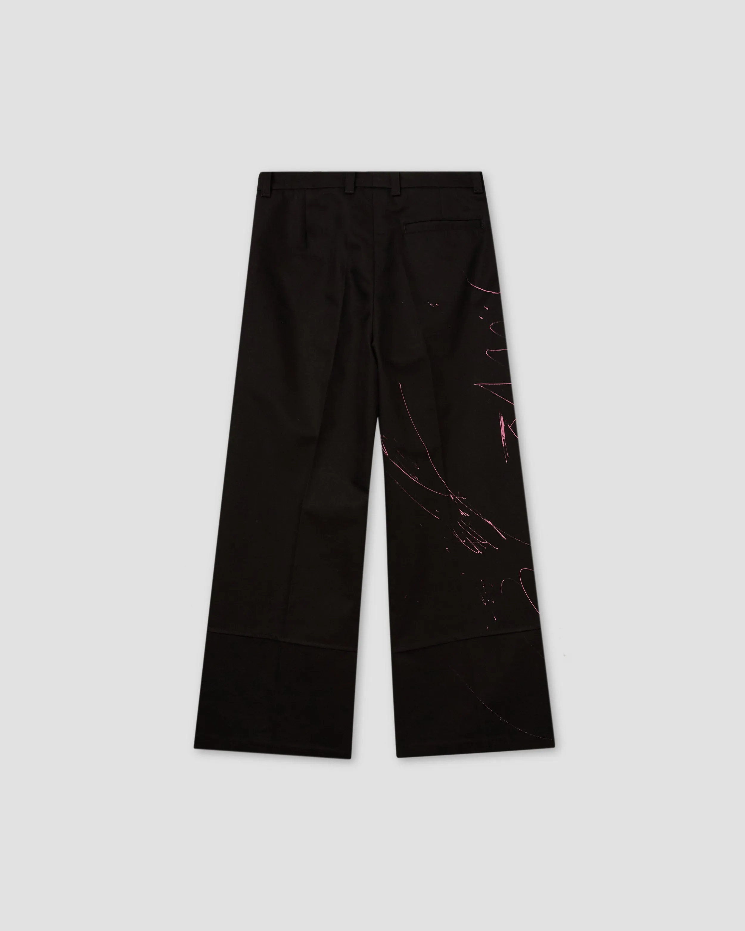 SCULPT TROUSERS, SCRIBBLE