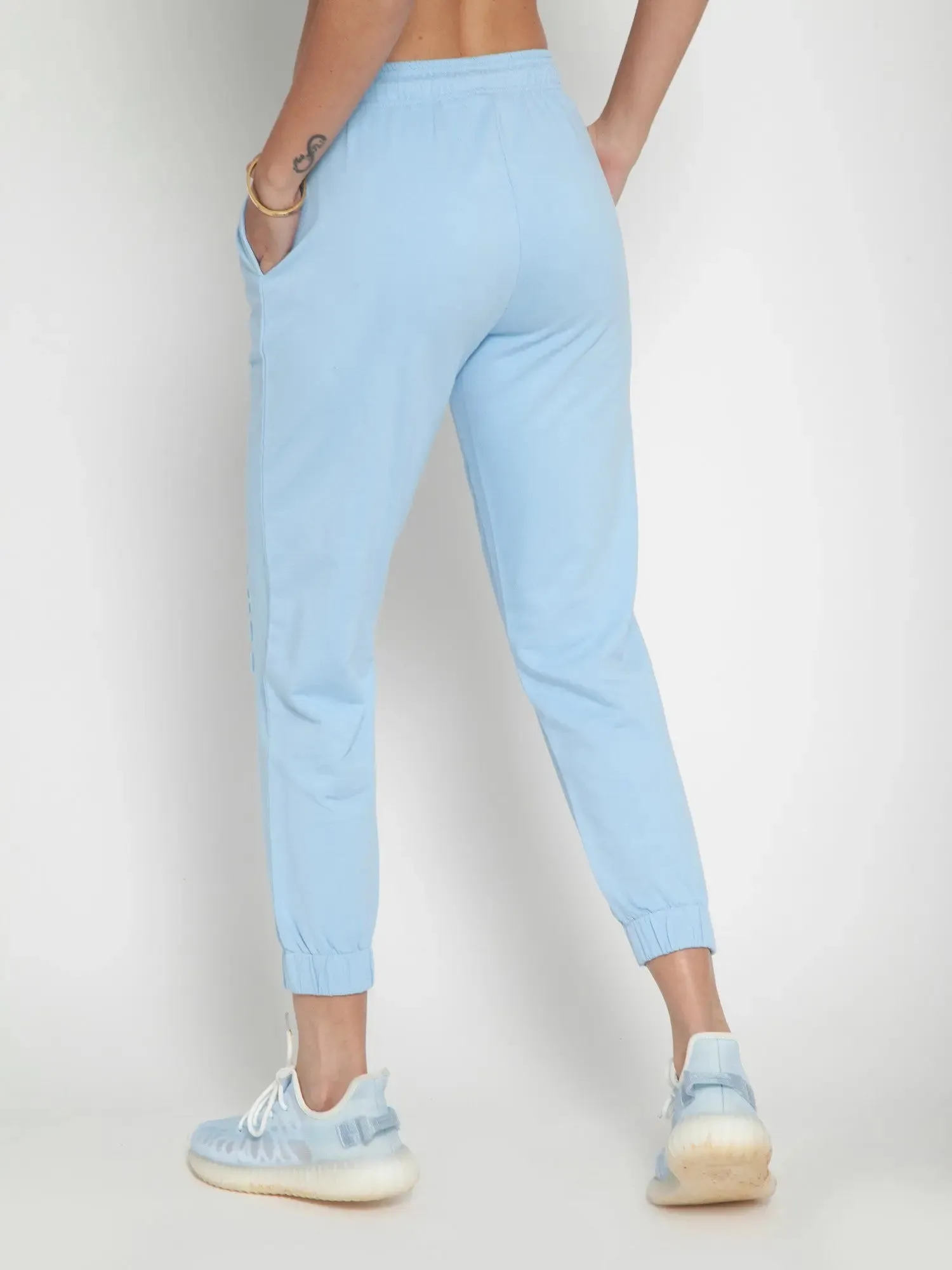 Sky Blue Embossed Co-ord Set