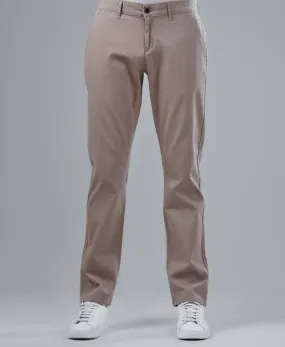 SLIM FIT CHINO TROUSERS  - KHAKI