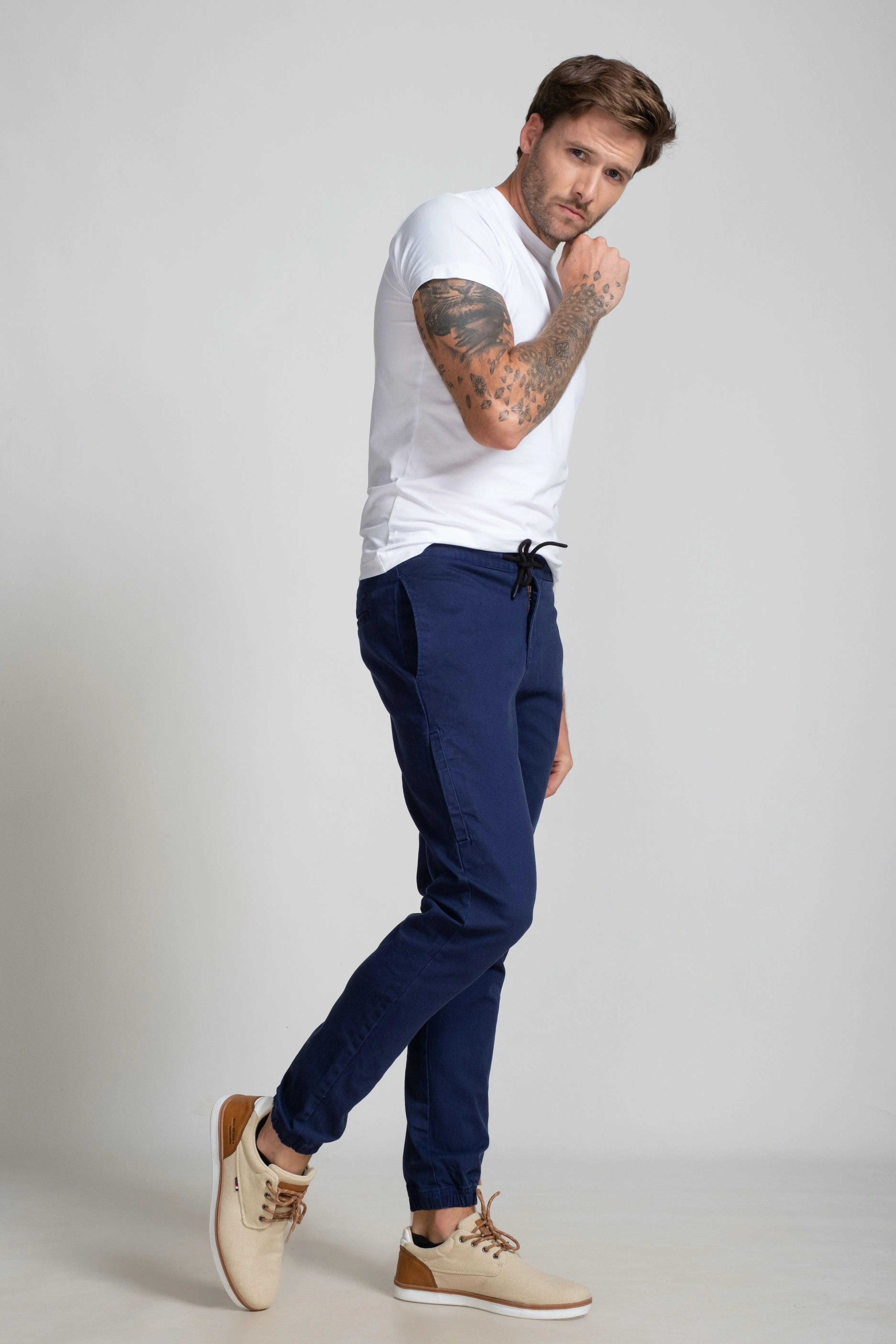 Slim Fit - Compact Jogger - Blue Estate Blue