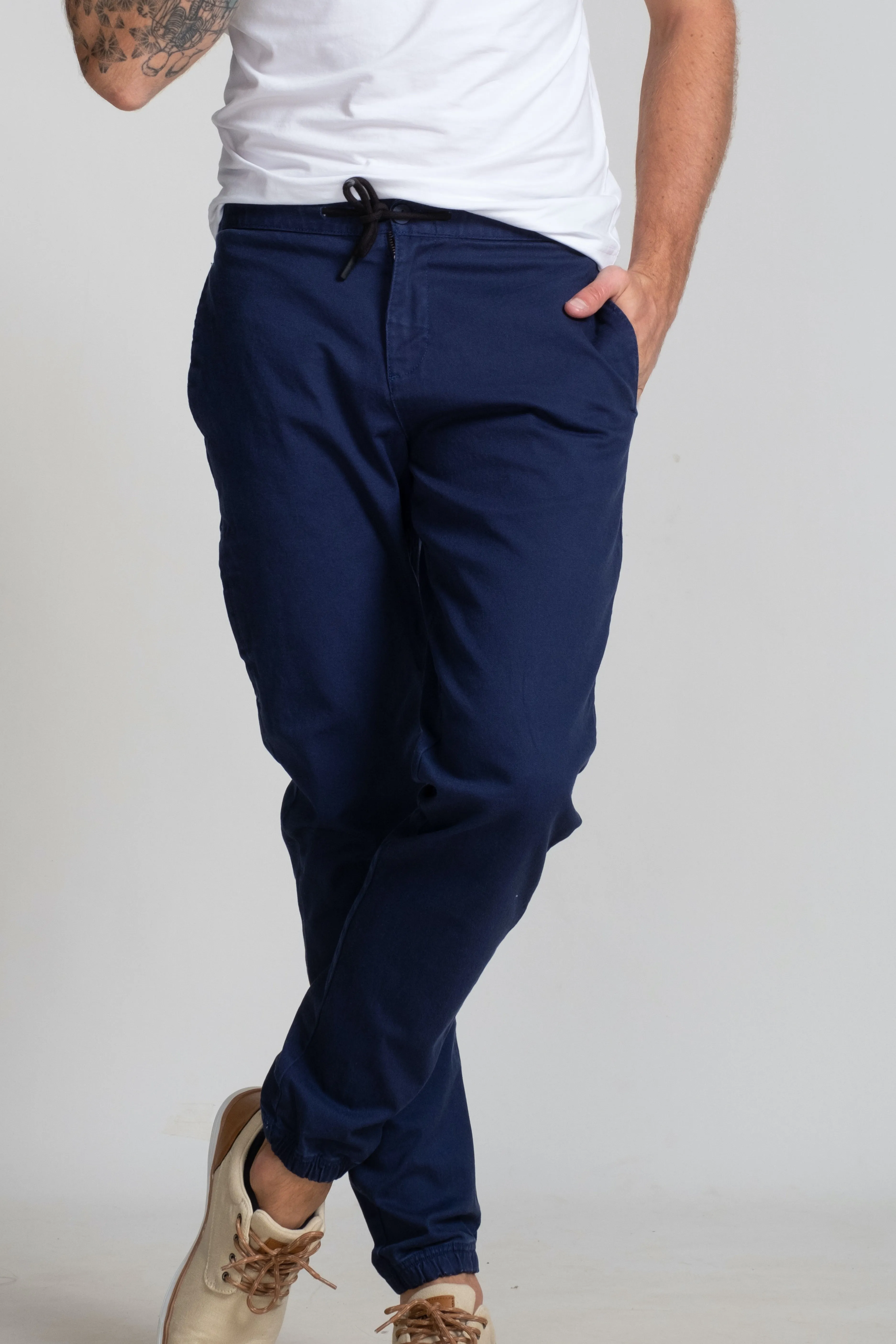 Slim Fit - Compact Jogger - Blue Estate Blue