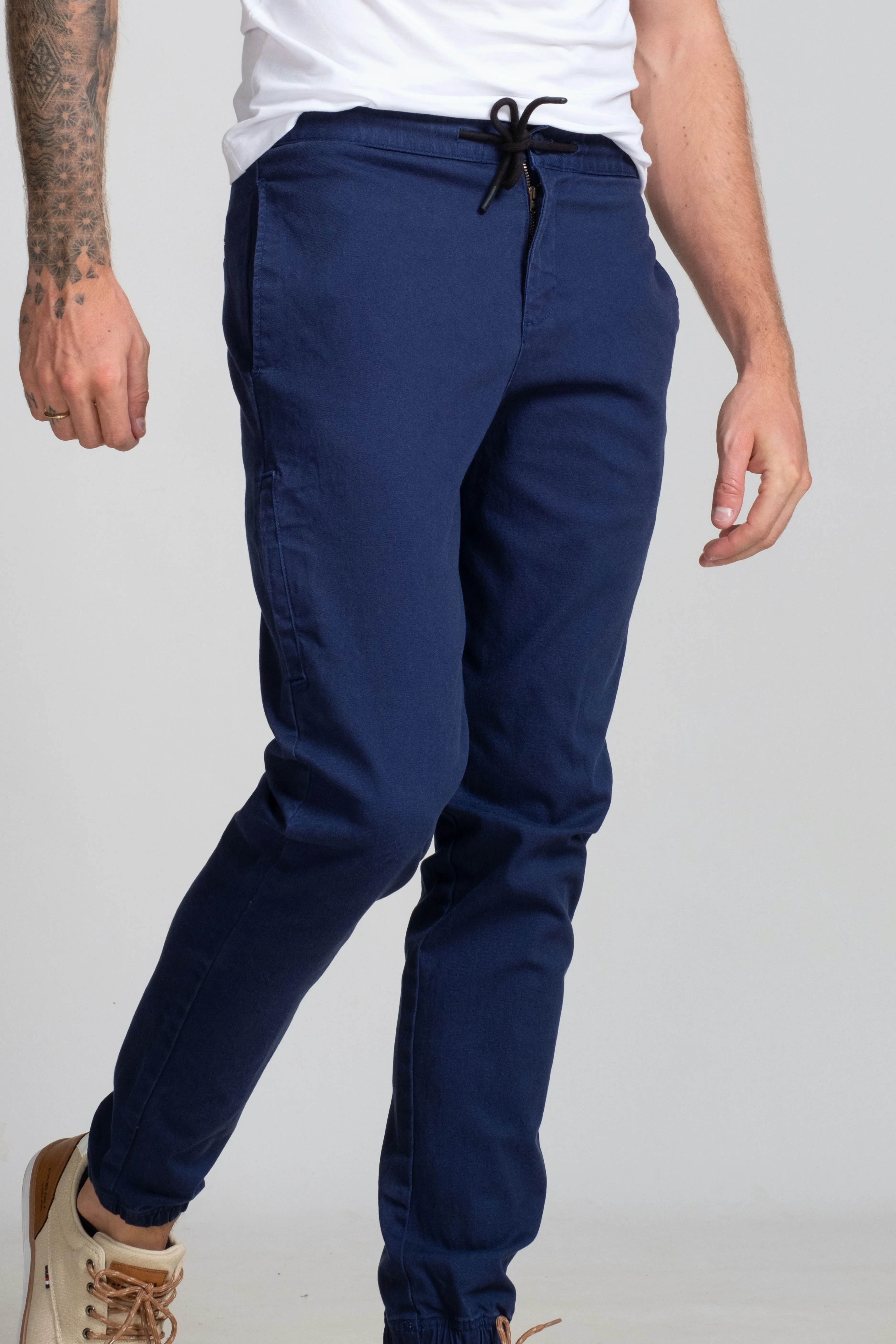 Slim Fit - Compact Jogger - Blue Estate Blue