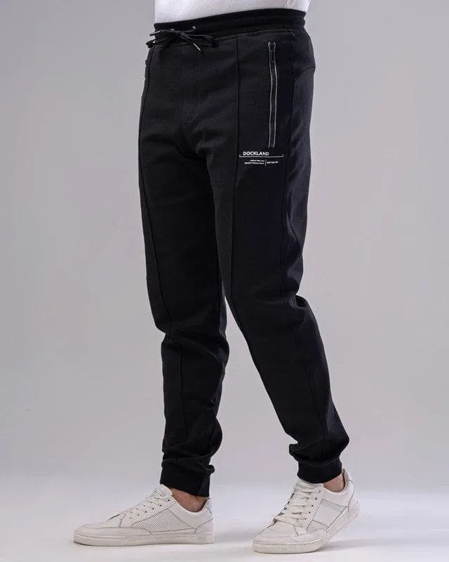 SLIM FIT JOGGERS - BLACK