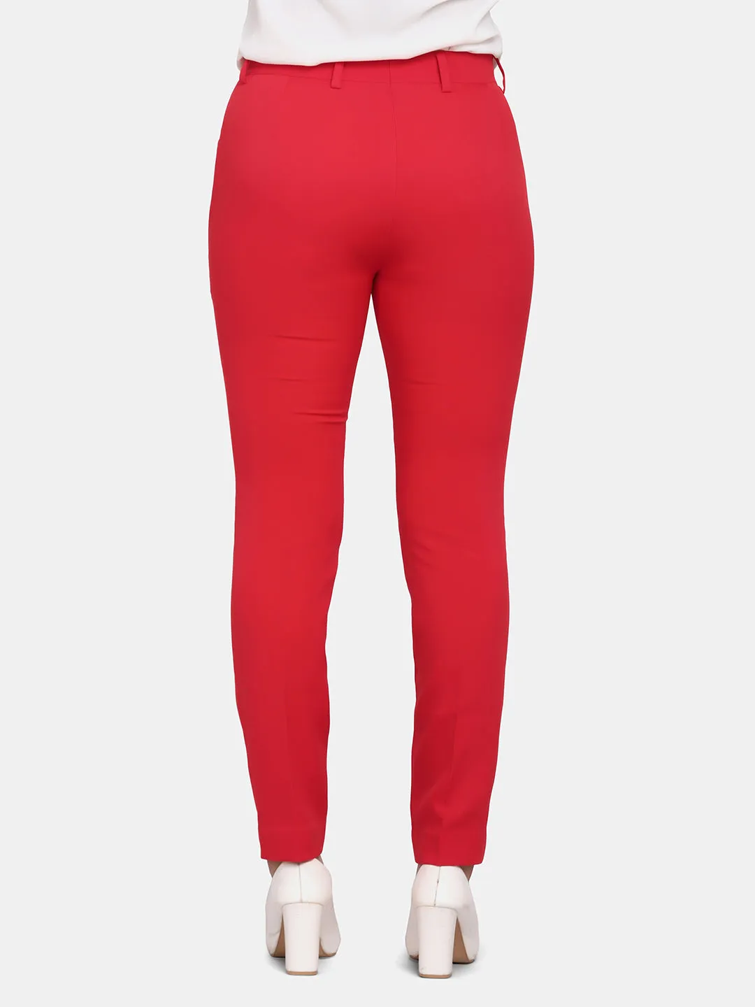 Slim Fit Trouser - Red