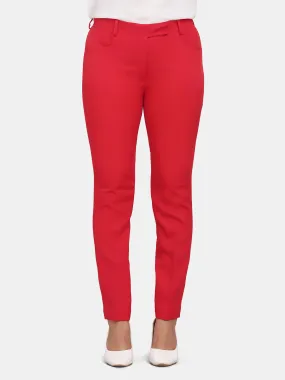 Slim Fit Trouser - Red