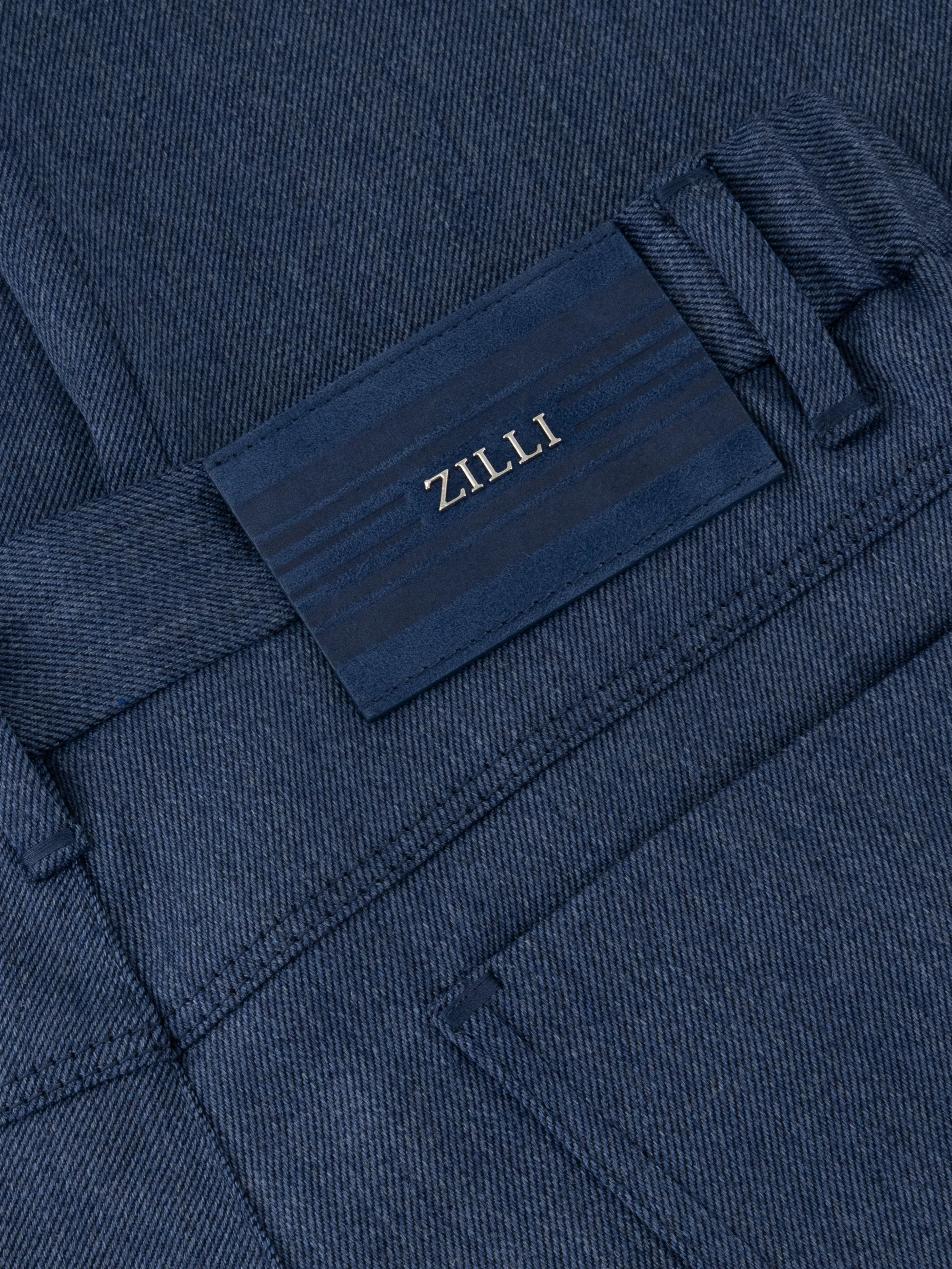 Slim Fit Trousers Blue Jeans