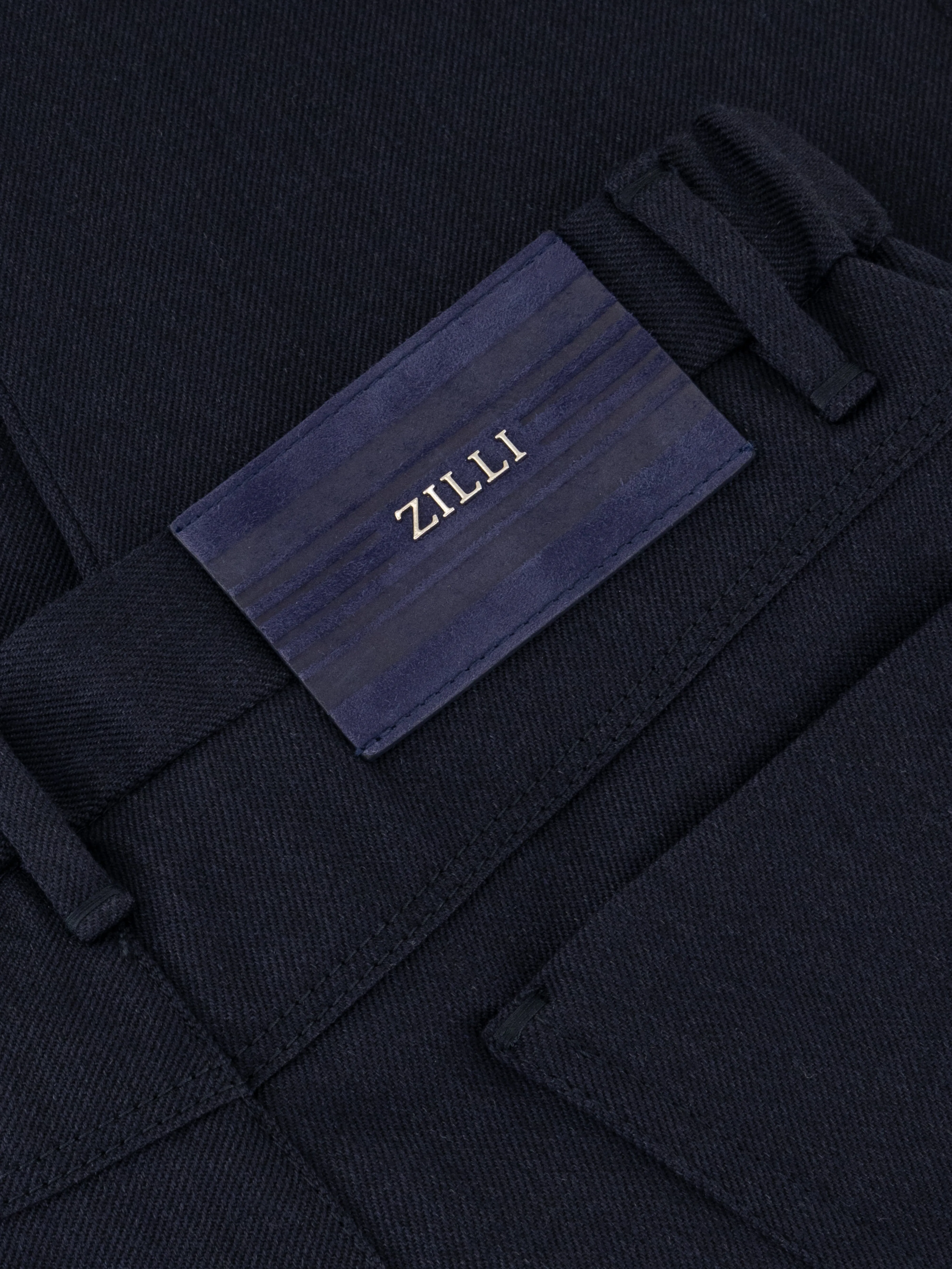 Slim Fit Trousers Blue Navy