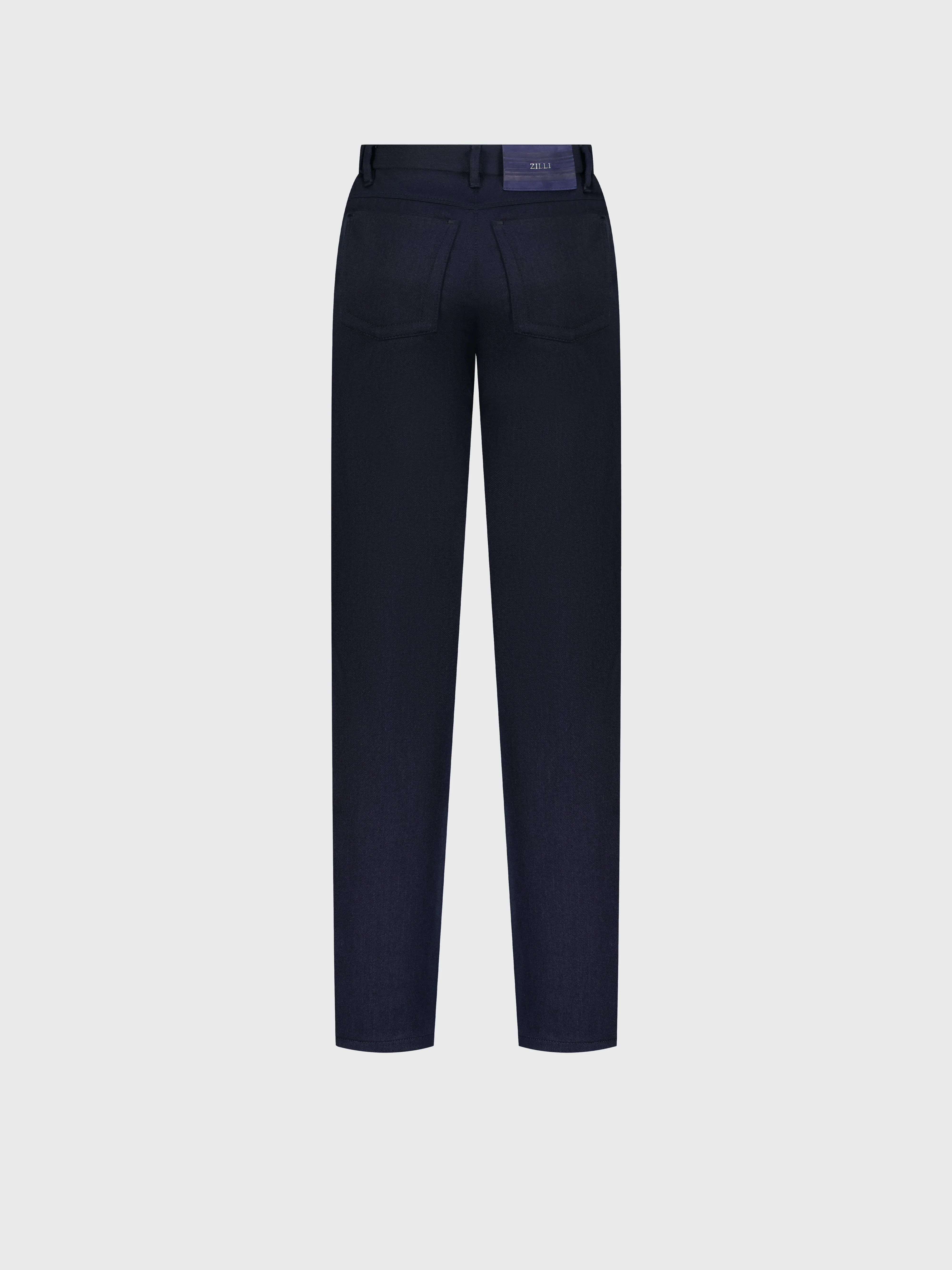 Slim Fit Trousers Blue Navy