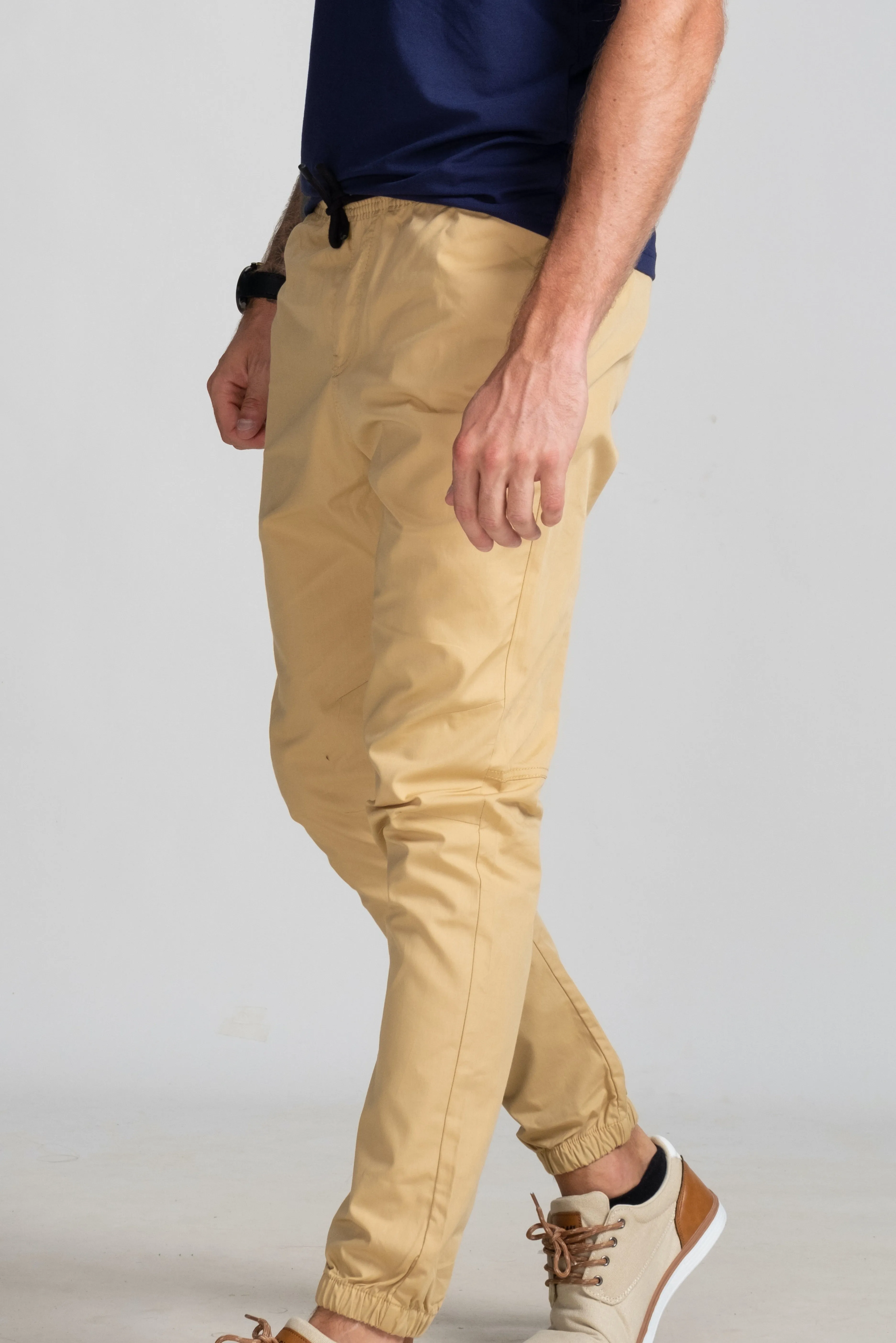 Slim Fit Utility - Jogger - Beige