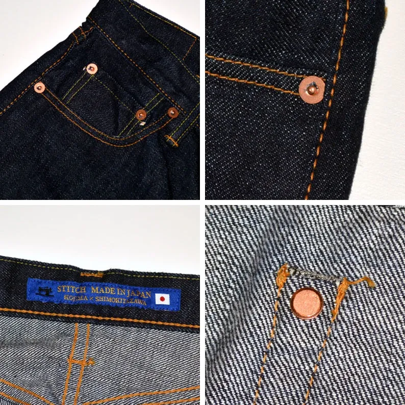 stitch "SJ101" 14oz Selvedge Denim Straight