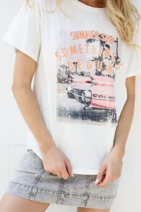 SUMMER SUN boyfriend tee (2 colours)