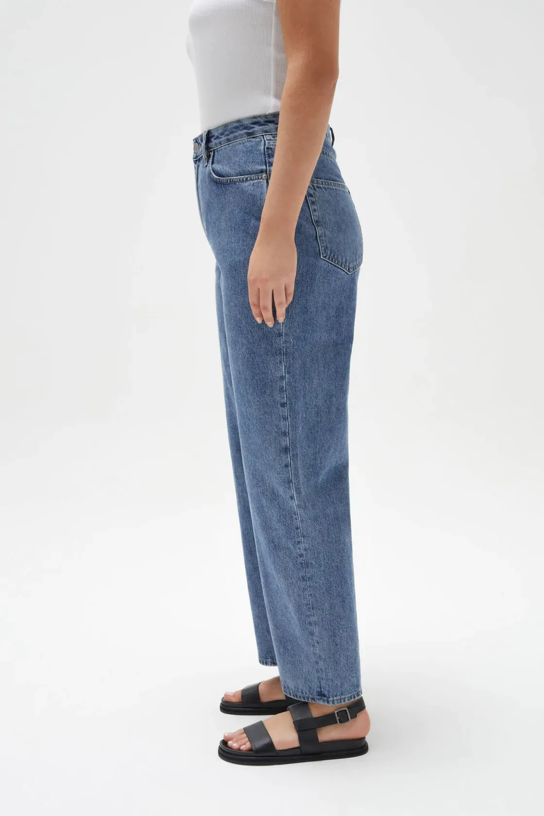 Vintage Straight Jean - Dark Stone