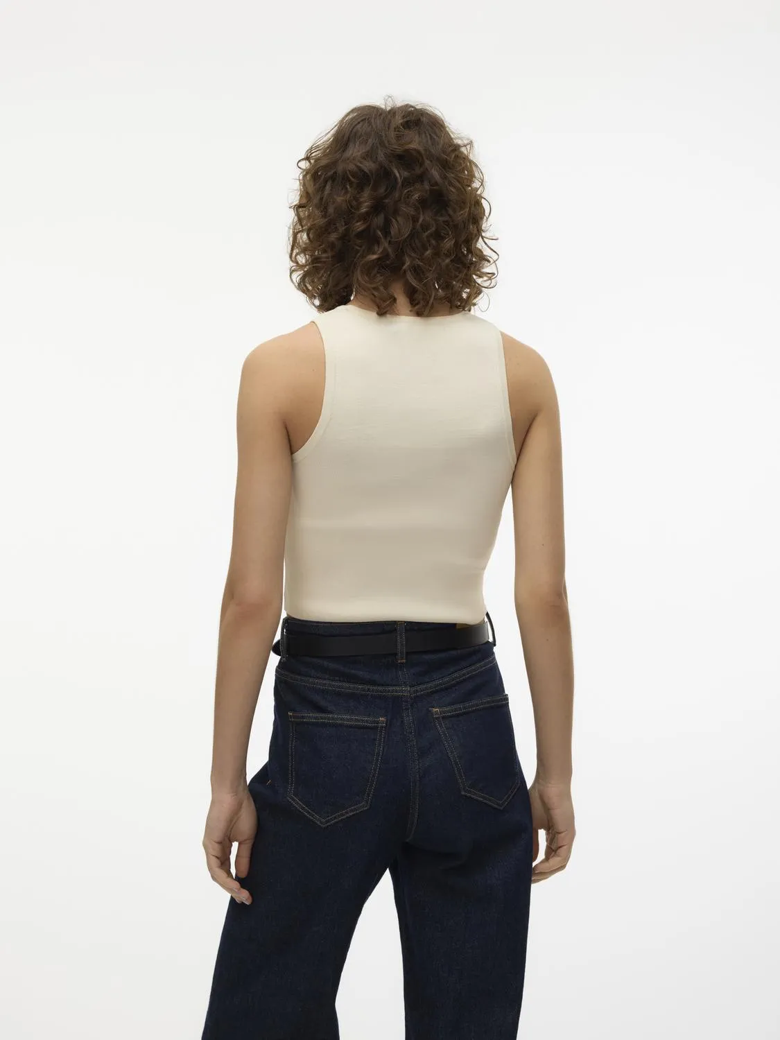 VMGINNY SL O-NECK CROP TOP NOOS